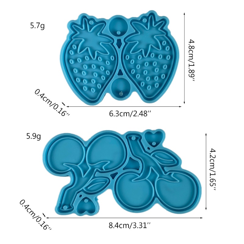 Cetakan Anting Bentuk Strawberry Cherry Untuk Hari Valentine