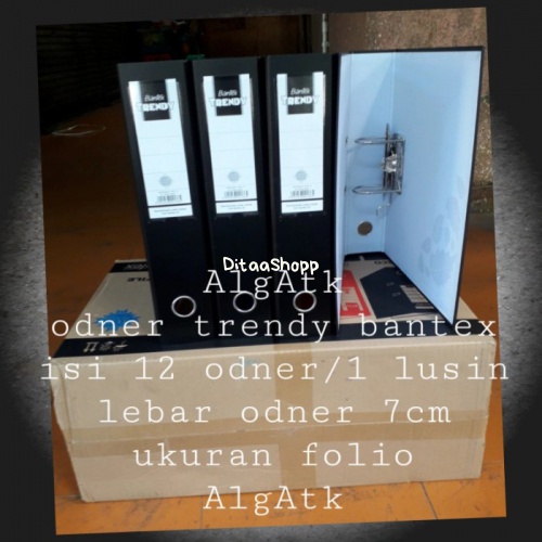 

Odner Trendy Bantex Size Folio Lebar 7Cm No Ref 1446 Isi 12 Odner - Hitam 077