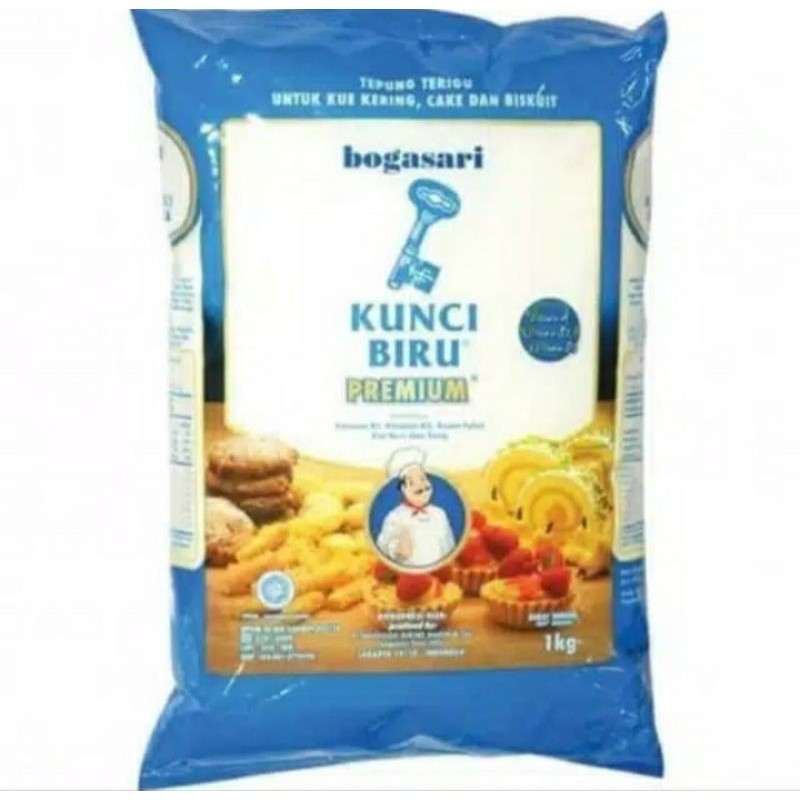

Tepung Terigu protein rendah (kunci biru)