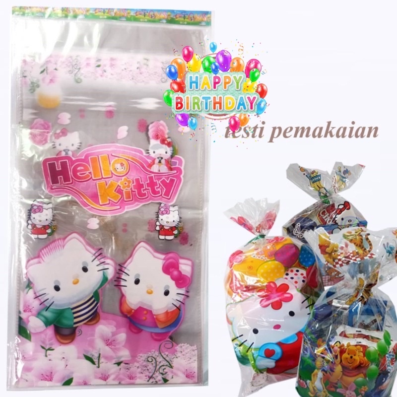 ( Pak 10 Lembar ) KANTONG OPP SOUVENIR MOTIF - PLASTIK SOUVENIR PLASTIC GOODIE BAG SNACK BINGKISAN ULANG TAHUN PR1NC3SS M1CK3Y M0U$E FR0Z3N DOR4EMON H3LLOKITTY UN1C0RN P0NY $PONGEB0B KERO KER0P1 C4RS L0L T4Y0 TH0M4S T$UM T$UM SPID3RMAN