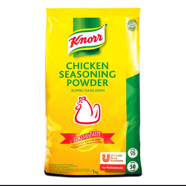 

Knorr CHICKEN SEASONING POWDER (bumbu rasa ayam) REFILL 1kg