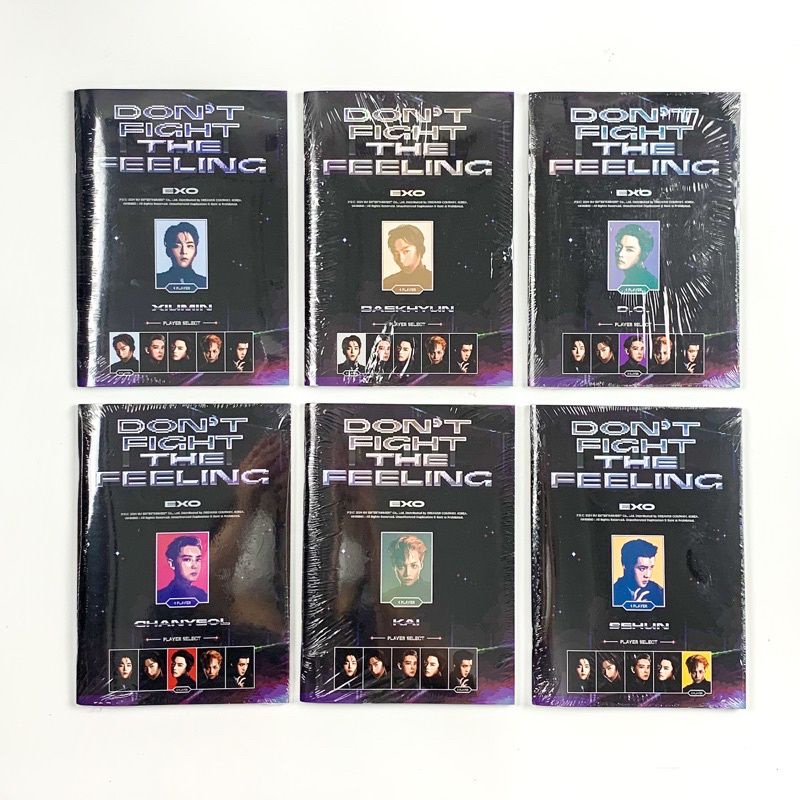 [FULLSET] Album Special EXO - DFTF Don't Fight The Feeling EXPANSION Chanyeol Baekhyun Sehun