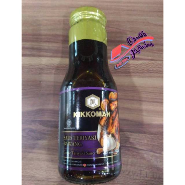 

Kikkoman saus teriyaki bawang halal 300g