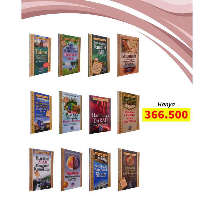 Paket Buku Ustadz Yazid bin Abdul Qadir Jawaz Seri 6
