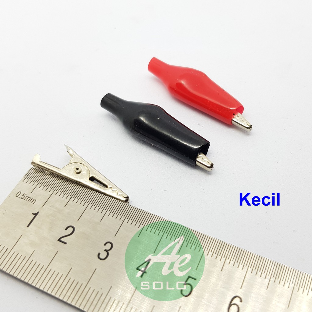 Capit Buaya Alligator Clip Kecil Sedang Besar