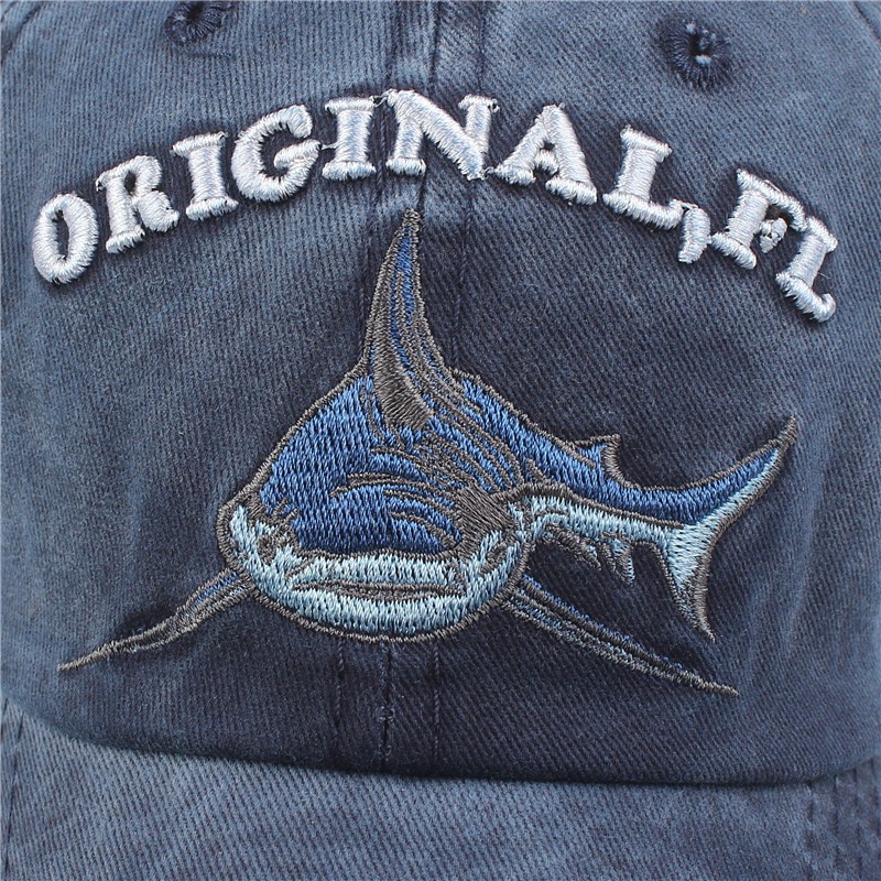 Topi Baseball Cap Snapback Model Shark Original FL - OMFHCXGY