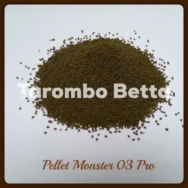 Pelet Premium Ikan Cupang Dan Ikan Hias Lainnya - Pellet Monster Pro 03 50 Gram 50gram 50gr