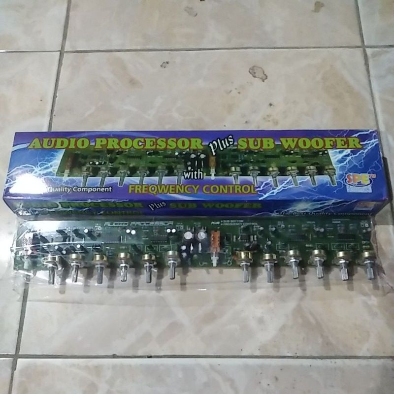 KIT AUDIO PROSESOR+SUBWOFER MEREK SPEED
