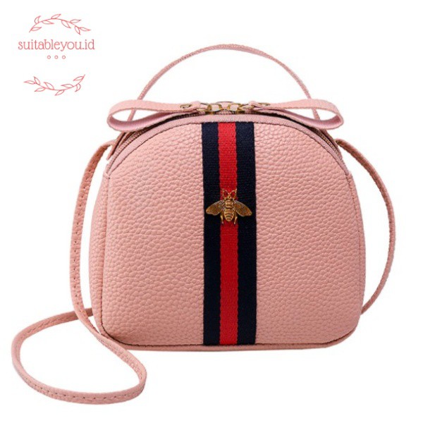 SJ20 Tas Selempang Wanita Little Bee Tas Sling Bag Korean Fashion Import Murah Grosir