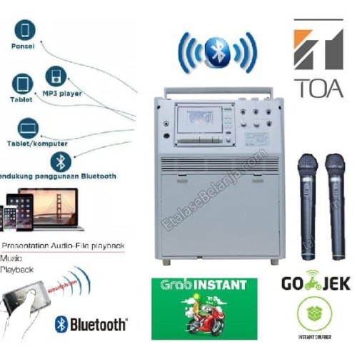 TOA BLUETOOTH SPEAKER PORTABLE SOUND ZW-G810CU