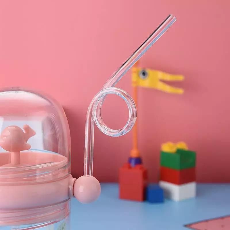 Botol Minum Anak Air Mancur Botol Minum Unik Anak Anak 250ml Tumbler Lucu-2