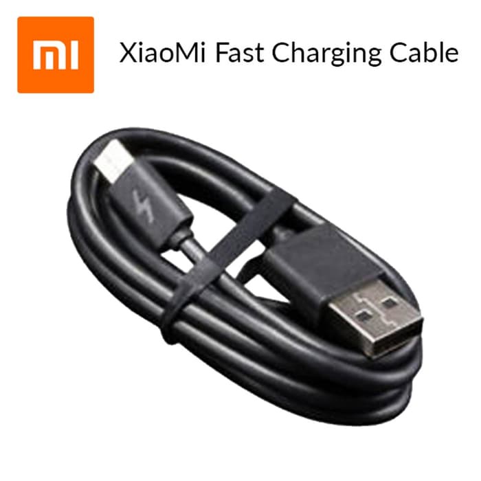 KABEL DATA ORI XIAOMI FAST CHARGING V8/TIPE C / XIAOMI REDMI 3 /3S/3X/4A/4X/5A/6A/NOTE 3/NOTE 4/ NOTE 4X KABEL ORIGINAL TIPE C-OF