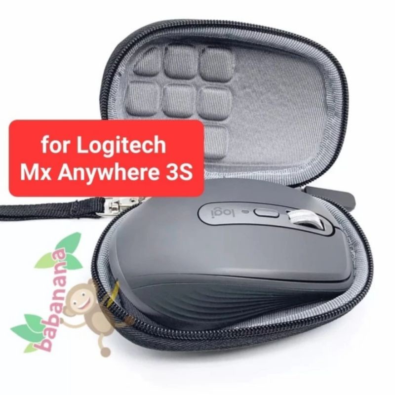 Pouch mouse Logitech MX Anywhere 3S hard case TIDAK TERMASUK MOUSE