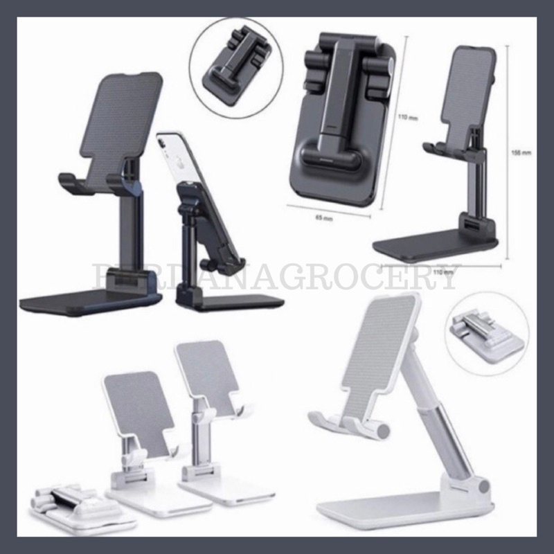 STAND HOLDER HP POCKET SIZE BISA DILIPAT DIATUR KETINGGIAN/KEMIRINGAN