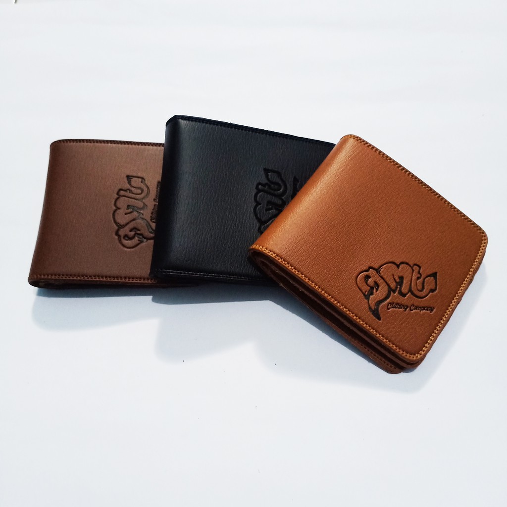 dompet pria semi kulit amt 02 pendek bisa cod