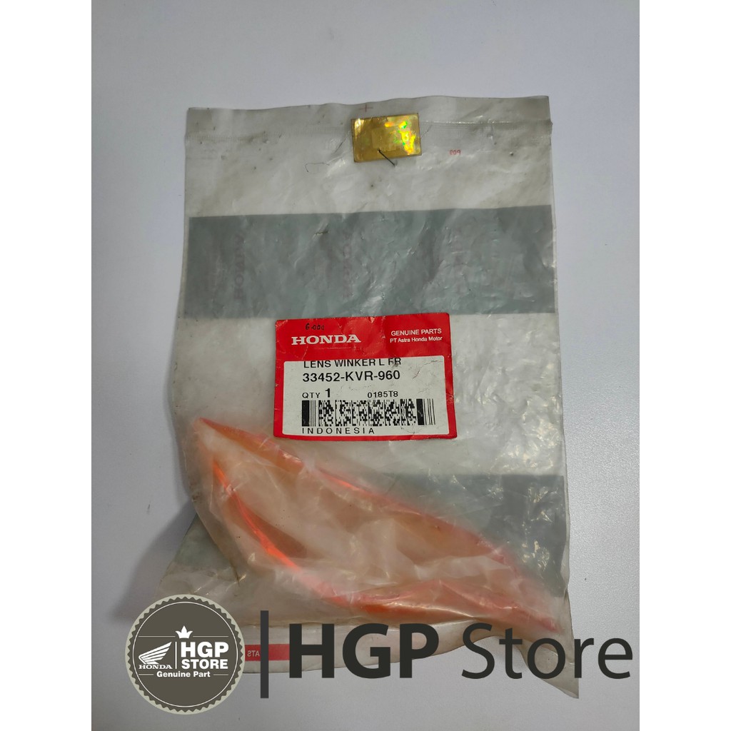 mika lampu sein kiri depan Supra Fit New S kode 33452kvr960 ori ahm hgp