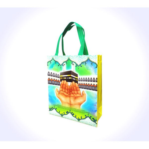 

[COD] Tas Spunbond Tas Souvenir Tas Oleh oleh Haji HLB PRTG 30x25x09 DY