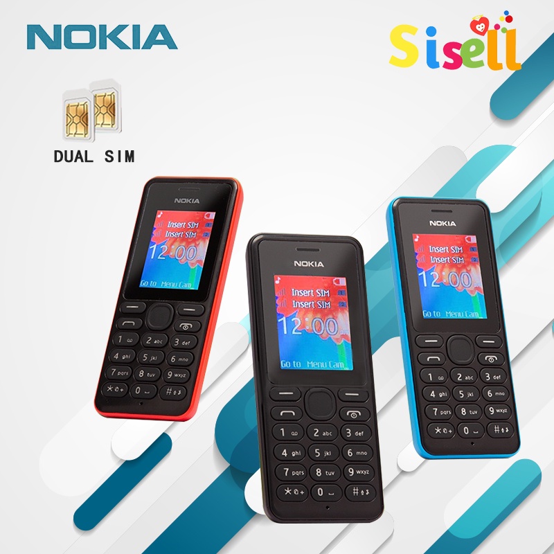 Nokia Jadul Murah Nokia 108 HANDPHONE Nokia Hp murah Mobile Phone 2 SIM