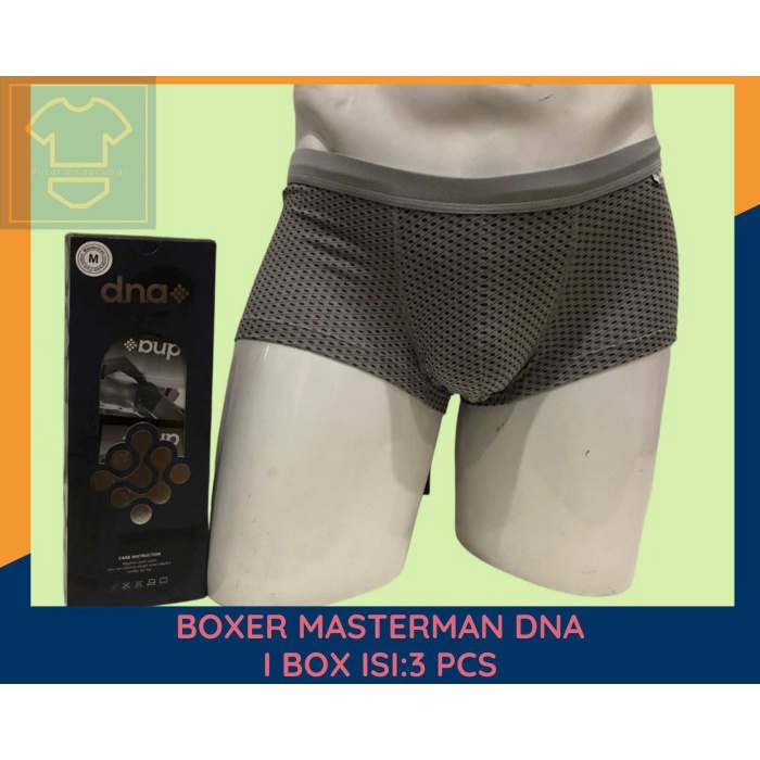 BOXER PRIA MASTERMAN DNA ISI 3 - CELANA DALAM BOXER BAHAN BERKUALITAS