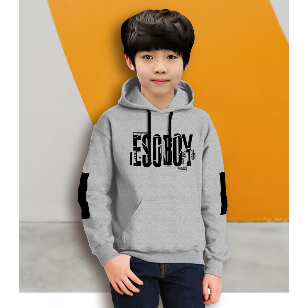 Jaket Anak Laki Laki/Jaket Anak Terbaru/Hoodie Anak Esoboy  Gaming Bahan Fleece Tebal 4-11 TAHUN