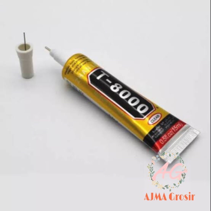 

Lem Touchscreen T8000 Clear 15ml - Lem Layar Sentuh T - 8000 Bening Zhanlida