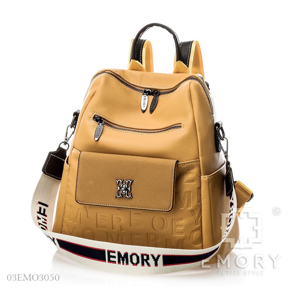 IMPORT ORIGINAL EMORY Vandhana 03EMO-3050BL Backpack Bag Tas Ransel Murah Wanita Cewek Batam Kuning
