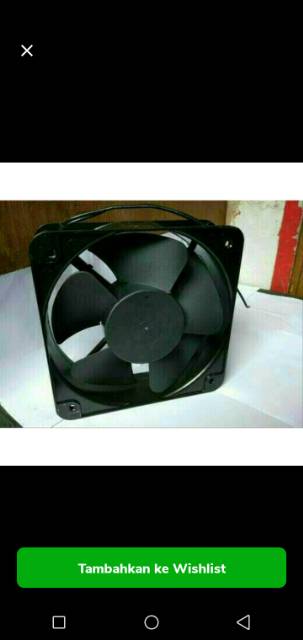 fan orix 20cm ac 220v bahan bering kipas angin listrik