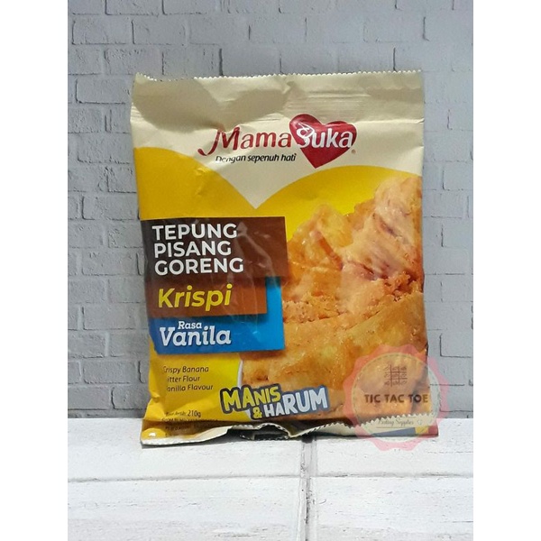 Mamasuka Tepung Pisang Goreng Vanilla 210gr /Tepung Pisang Goreng /Tepung Pisang Goreng Instan /Tepung Pisang Goreng Vanilla