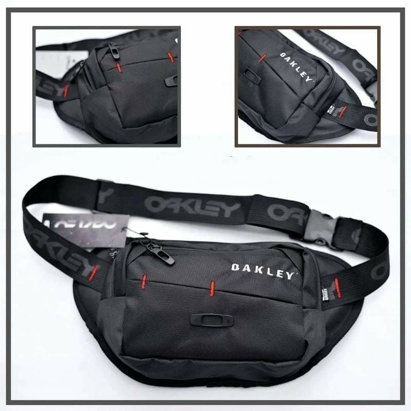 TAS OAKLEYY TAS SELEMPANG OAKLEYY WAISTBAG OAKLEYY LOGO BESI