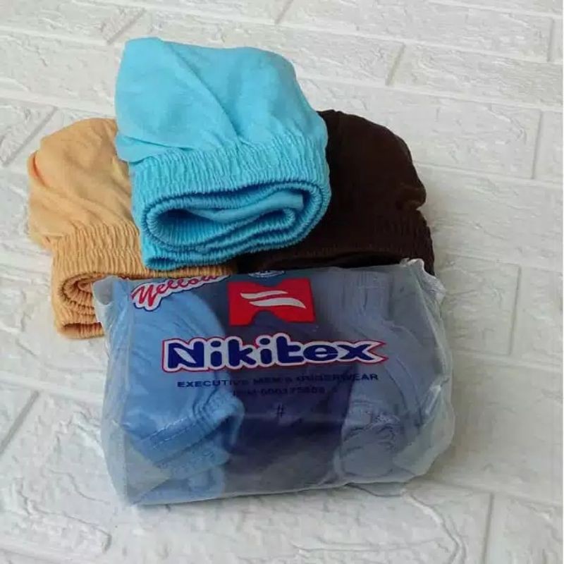 Celana Dalam Pria Nikitex Termurah isi 3 Pcs | CD Cowok Pria Laki Laki Dewasa Size M L XL