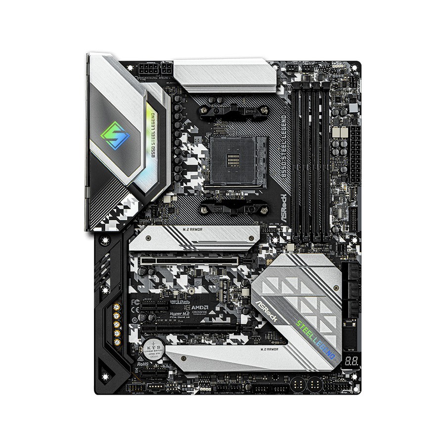 ASRock B550 Steel Legend AMD Ryzen (AM4, AMD B550, DDR4)