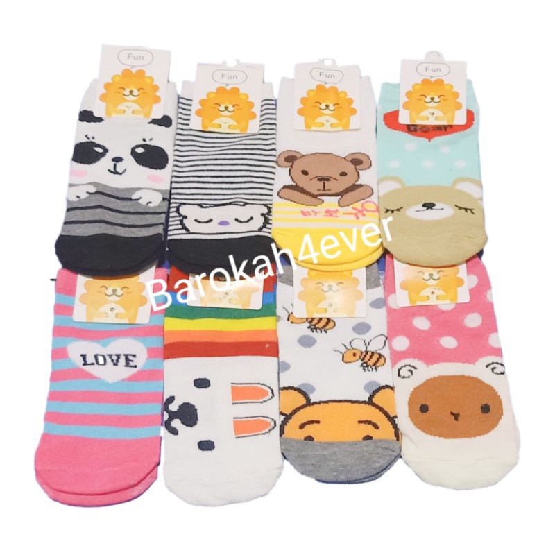 Kaos Kaki Anak CUTE FUN 3D KARAKTER PAUD - TK