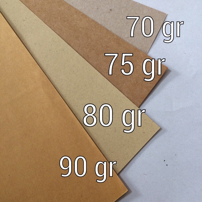 

kertas- kertas samson | 80 gr | a4 | kraft | brown | paper -kertas.
