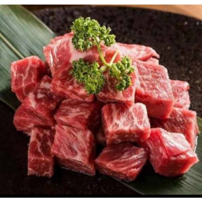 daging beef saikoro cube 500gr