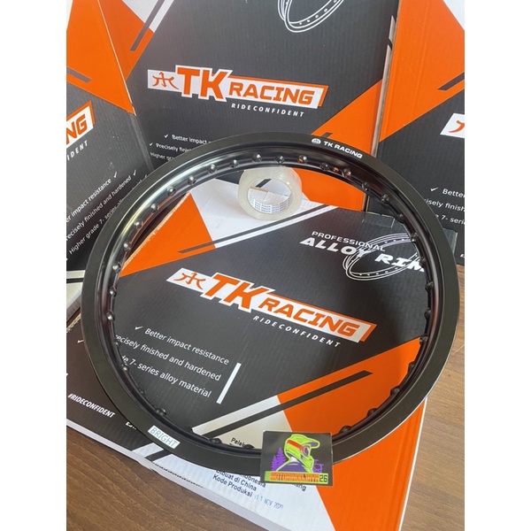 Velg almunium TK Racing Ring 17 Lebar 185 Velg TK Racing 185 Ring 17 hitam