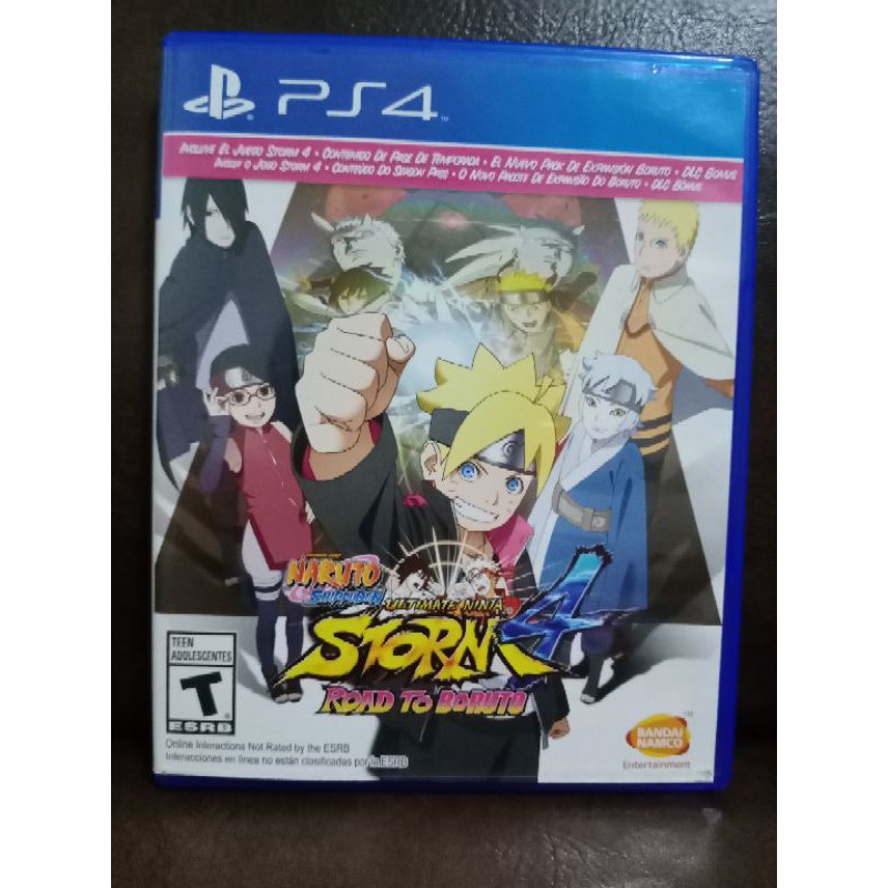 kaset ps 4 second naruto strom 4 Road to Boruto