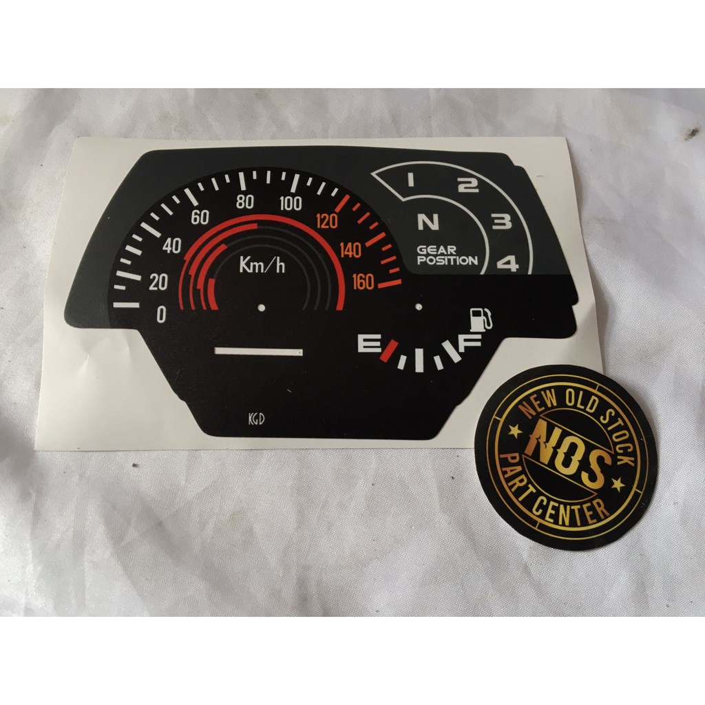 STICKER STIKER SPEEDOMETER SPEEDO SPIDO SUZUKI TORNADO GS GX COPY ORIGINAL