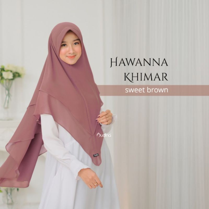 Khimar Hawanna ORI Audina/Khimar Ceruty Babydoll/Audina Indonesia