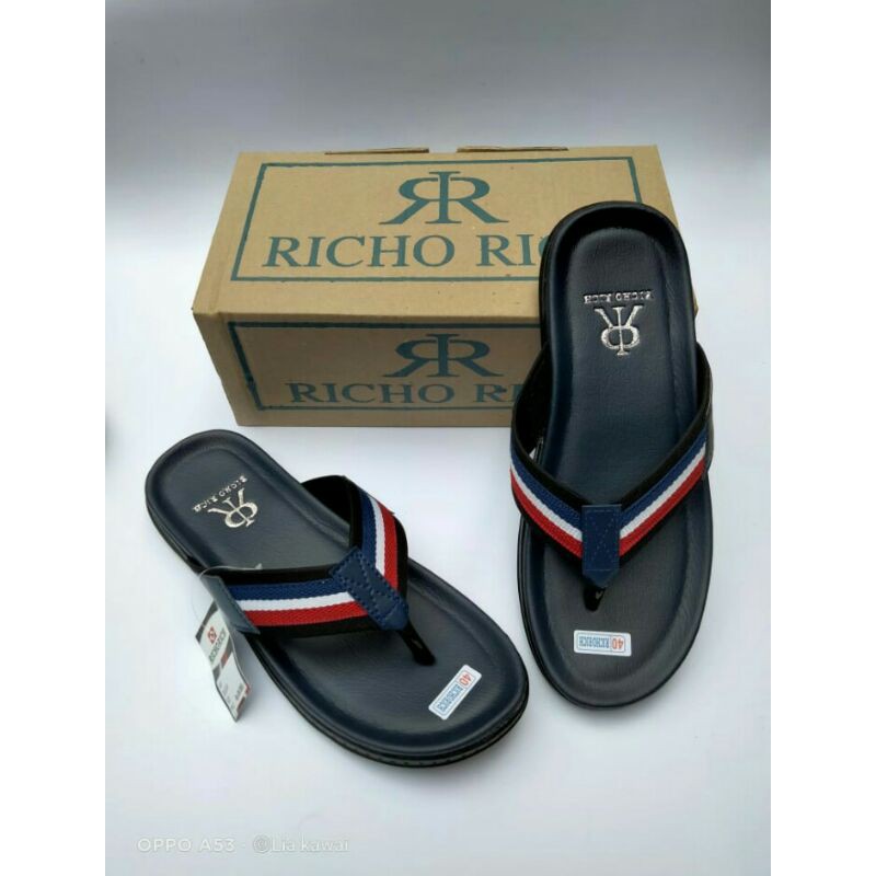 sandal jepit pria richo rich