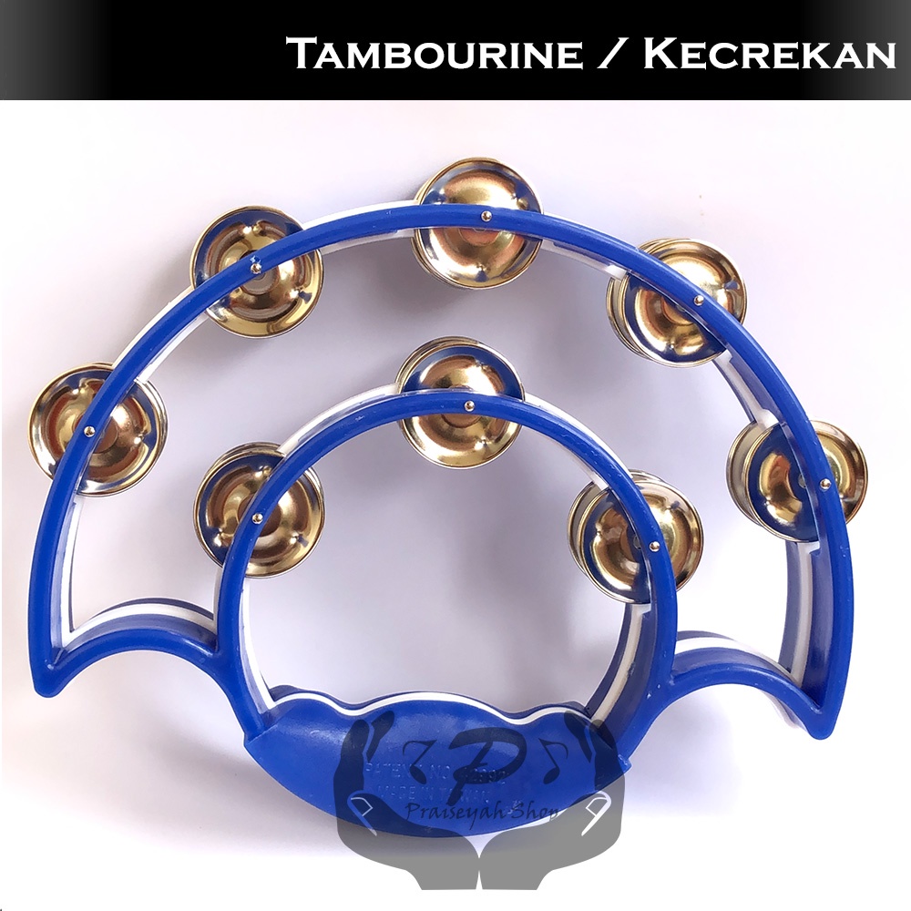 Tamborin Kecrekan Double Head Tambourine Perkusi