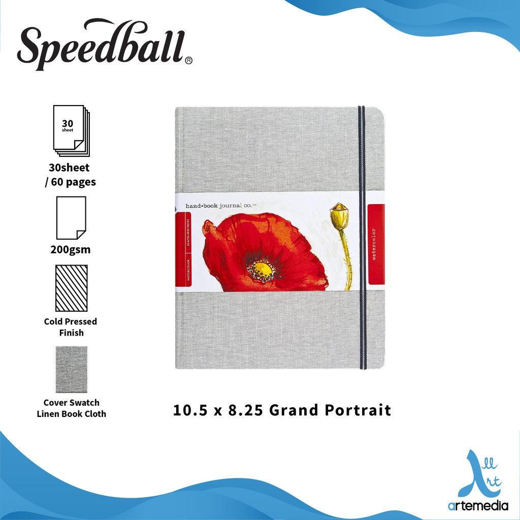 

Speedball Watercolor Journal Hand Book Grand Portrait