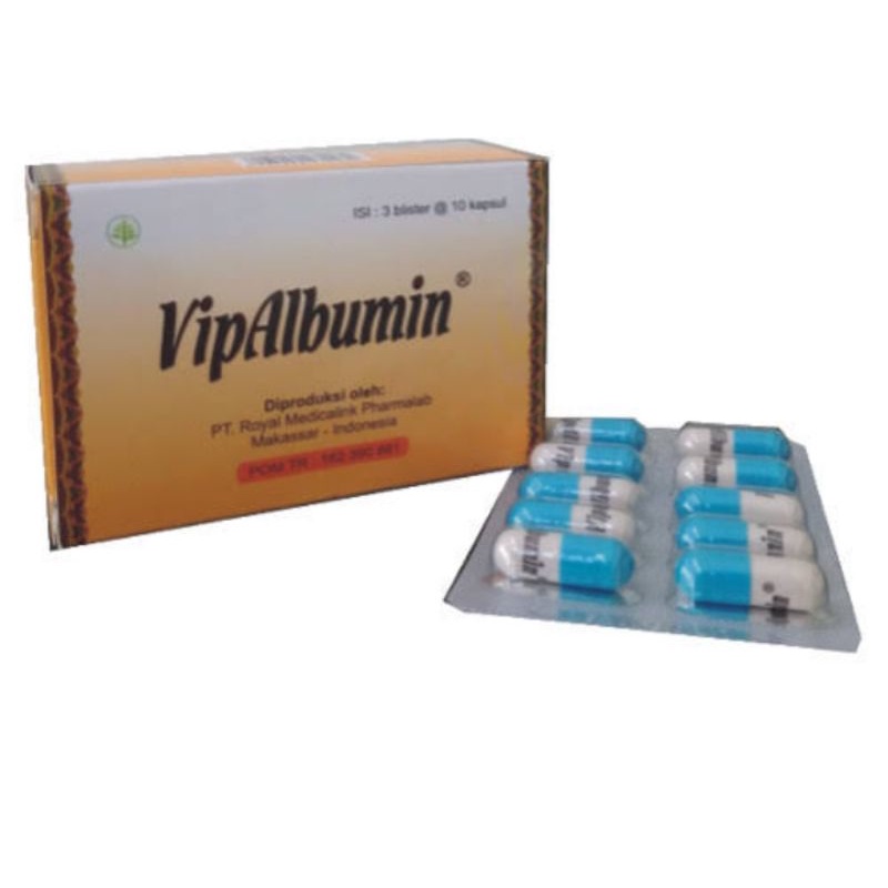 VipAlbumin Kapsul / Ekstrak Ikan Gabus / Memelihara Kesehatan