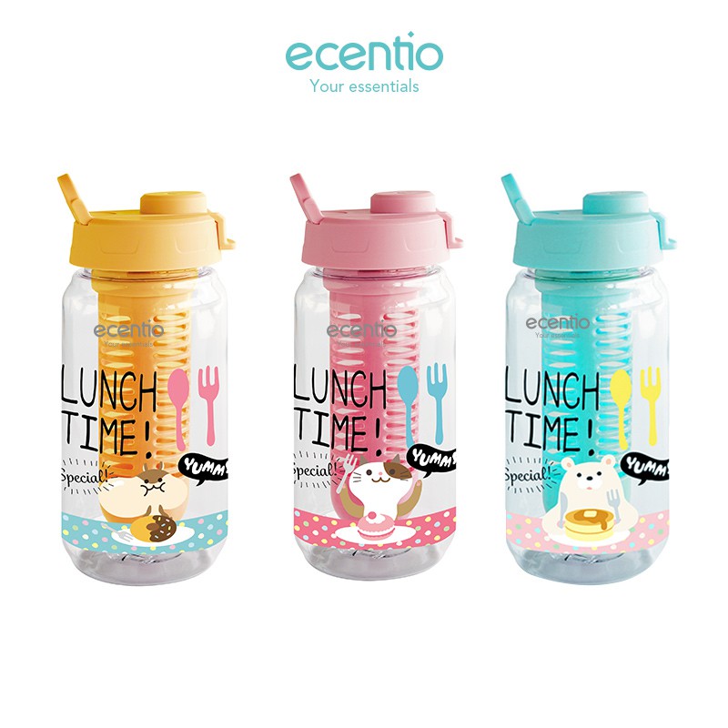 

Ecentio Anak Minum Botol Feeding Bottles/Infused water botol/fruit container BPA FREE