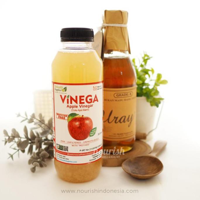 

Paket Vinega Cuka Apel 500Gr + Madu Uray 330Ml Panny_Store