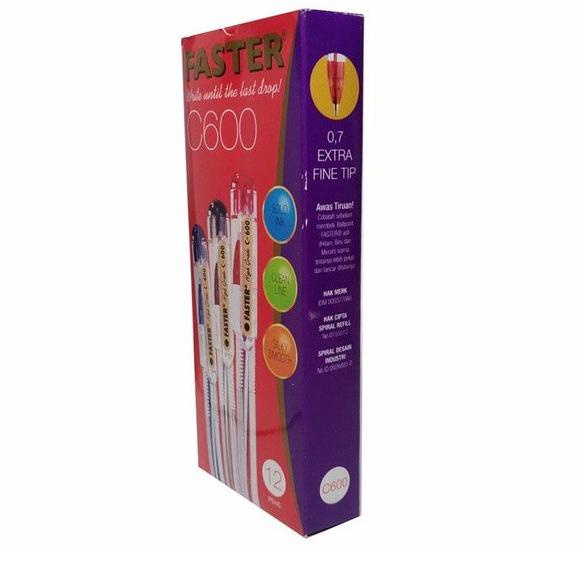 

Paling Disukai.. Pulpen Faster C600 (12 pcs)