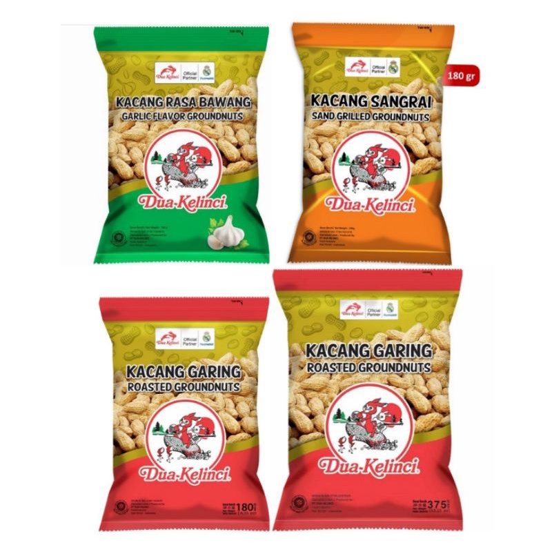 

Kacang garing dua kelinci 180gr