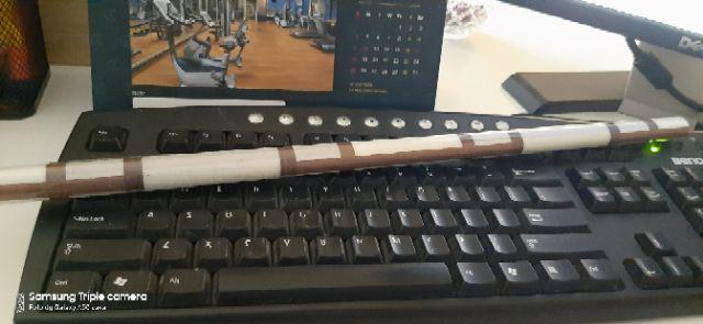 Stiker Kaca Kotak Coklat Oriental Lebar 45cm