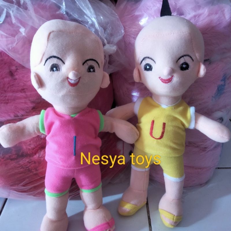 Boneka Upin dan Ipin lucu ,boneka anak laki2.boneka lucu