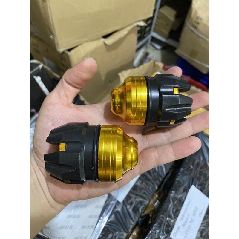 Jalu as roda depan cnc warna universal harga sepasang