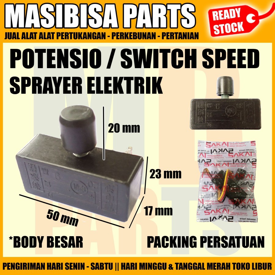 SWITCH SPEED SPRAYER / POTENSIO PENGATUR KECEPATAN 12V